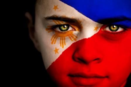 Philippines-flag-on-face